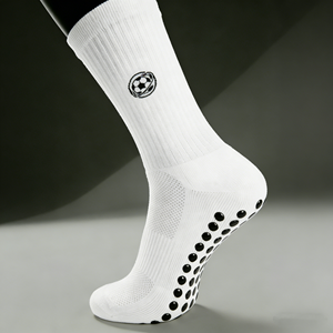 Chaussettes de football personnalisées avec logo, antidérapantes, avec grip sportif - Product Image 2