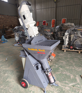 220V/380V Customizable Voltage Fully Automatic Dry Wet Model Gypsum Plastering Spraying Machine Mini Wall Mortar Plaster Sprayer - Product Image 2