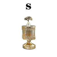 Boîtes de rangement en verre doré pour café, bonbons, thé, sucre, contenants, bocaux, décoration de fête avec fruits secs, boîte de rangement en verre