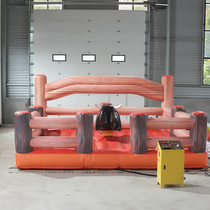 Toro mecánico inflable para rodeo, máquina de montar para adultos, juego deportivo, entretenimiento grande para exteriores - Product Image 1