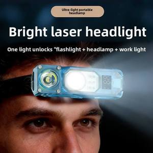 USB <b>Rechargeable</b> LED <b>Work</b> <b>Light</b> with Digital Display Rotatable Head COB XPG Dual <b>Light</b> Magnetic Base Waterproof Flashlight - Product Image 3