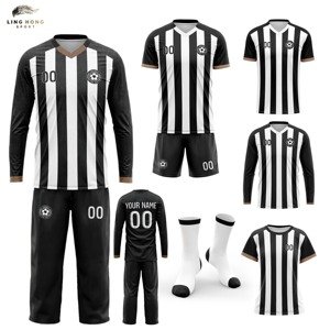 Maillots et uniformes de football de club personnalisés de haute qualité, unisexes, été automne, respirants, séchage rapide - Product Image 1