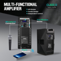 Accuracy Pro Audio CAO10D3 Altavoz Activo de 10 Pulgadas, Sistema de PA Profesional de Plástico de Alta Potencia con DSP