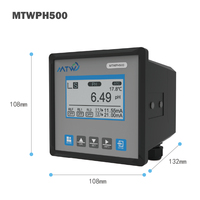 Contrôleur PH/ORP MTWPH500 OEM Origine Chine Garantie 1 an Précision 0,02 Protection IP65