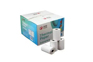 FSC Qualified Bpa Free All Sizes Pos Cash Register Paper Rolls 57 Mm 80mm Thermal Till Roll