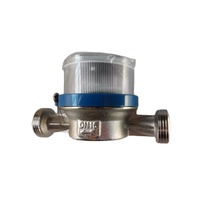 R160 DN 15 Medidor de agua mecánico de chorro único DN 20 Lector de medidor de agua de chorro único de latón con línea de pulso