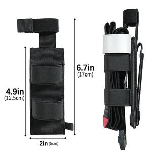 Porta Torniquete MOLLE, Porta Torniquete IFAK, Bolsa Táctica de Caza, Bolsa Médica Táctica para Torniquete, Funda para Kit de Primeros Auxilios, Parche Cruzado/Cuerda Elástica - Product Image 3