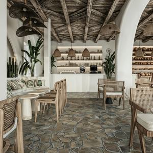 Exhibición de tienda de dulces de moda moderna para cafetería, diseño de interiores, iluminación LED, decoración de accesorios de tienda de postres de madera - Product Image 1