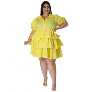 Vendita Calda di <span class=keywords><strong>Abbigliamento</strong></span> Femminile in Stile Europeo e Americano, Vestiti Casual Larghi e Sexy in <span class=keywords><strong>Taglie</strong></span> Grandi per Donna - Product Image 2