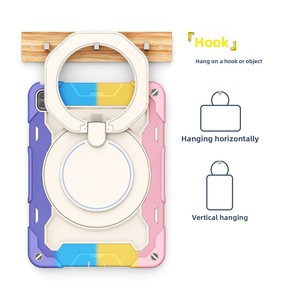 Étui pour tablette enfant pour <span class=keywords><strong>huawei</strong></span> <span class=keywords><strong>Mate</strong></span> Pad air 12 pouces 2024 Matepad 12X double protection en silicone PC avec support de dragonne couverture arrière - Product Image 4