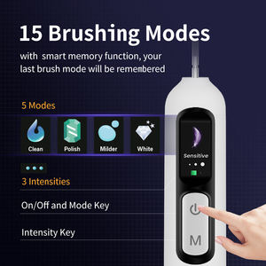 Pantalla de visualización inteligente de ajuste más vendida con múltiples modos de limpieza y cepillo de dientes eléctrico sónico de doble botón Force - Product Image 5