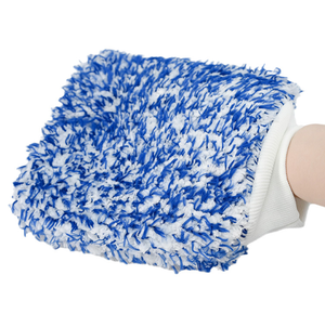 Gants de lavage de voiture en microfibre Gants durables en mousse de <span class=keywords><strong>gaz</strong></span> en polyester pour le nettoyage des voitures - Product Image 2