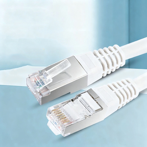 Outdoor Cat6 FTP Shielded Ethernet <b>Cable</b> PE Jacket <b>Waterproof</b> UV Resistant Solid Copper Drain Wire - Product Image 1