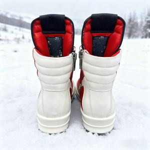 Zapatillas de Deporte de Alta Gama para Hombre, Diseño de Lujo, Personalizadas, de Piel de Oveja Genuina de Alta Calidad, Cálidas, Casuales, para Caminar - Product Image 4