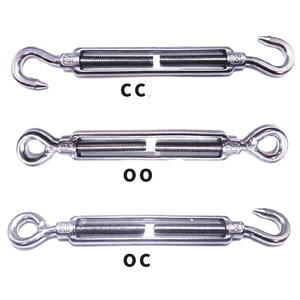 Turnbuckle Tipe Terbuka Baja Tahan Karat 304 Finishing Polos Sekrup Pengatur Ketegangan Tali Kawat Pengencang Tali - Product Image 6