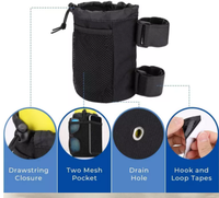 Sac de rangement de bouteille d'eau isolé pour guidon de vélo, usine de chine