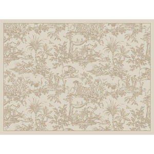 Alfombrilla de entrada de puerta de cuero color crema moderna insonorizada y resistente a la suciedad sin lavado y lavable se puede cortar a medida - Product Image 2