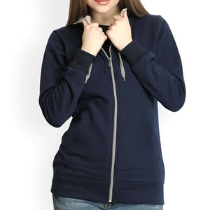 Sudadera con capucha de punto suave para mujer, transpirable, sin forro, de ajuste regular, estilo urbano, chaqueta de invierno, ropa exterior informal - Product Image 3