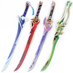 Nhà Sản Xuất Phim Hoạt Hình Genshin Tác động Kamisato Ayato Thanh Kiếm Katana Gỗ Thủ Công Mỹ Nghệ Cosplay Đạo Cụ Đồ Chơi Thanh Kiếm Dao