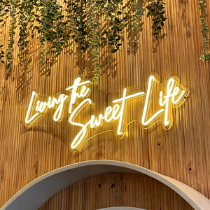 Insegna Luminosa LED Personalizzata all'Ingrosso con Erba della Pampa Naturale per Arredamento Soggiorno e Camera da Letto <span class=keywords><strong>in</strong></span> Stile Bohémien - Product Image 4