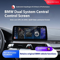 Sistema de Navegación DVD para Pantalla Central de Coche Todo en Uno con Cámara de Visión Trasera Panorámica de 360 Grados para BMW Serie 3 5 X6 GT