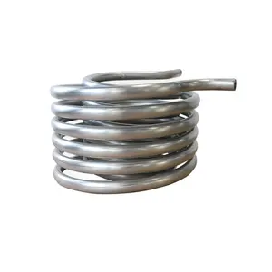 SST coaxial bobina de calefacción para Intercambiador de Calor bobina de intercambiador de calor de doble tubo