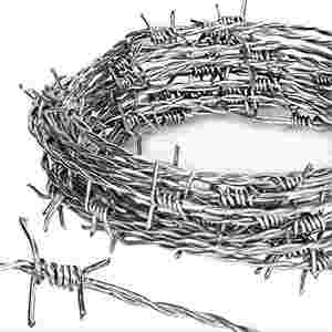 Alambre de Hierro Galvanizado de Fabricación Industrial, Rollo de Alambre de Púas con Recubrimiento de PVC para Construcción Ferroviaria, Gran Protección - Product Image 5