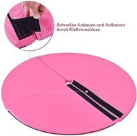 Tapis de pole dance épais, portable, rond, pliable, tapis de sécurité anti-chute, yoga, exercice, danse, striptease, tapis antidérapant