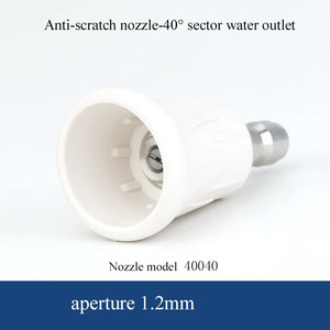 Sulai <b>Machinery</b> <b>Car</b> Wash Nozzle 1/4 Quick Connect Multicolor Stainless Steel Anti Splash Fan Shape Water Gun Accessory - Product Image 5