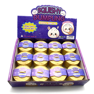 5cm Mini Glitter Squishy Dumpling Colorful Soft Hand Stress Relief Steamed Box Dumpling Stress <b>Balls</b> Toy Stress Relief Dough Bun - Product Image 2