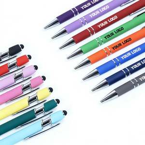 Bolígrafos de punta redonda de metal de 1.0 mm para uso en oficina y escuela - Product Image 1