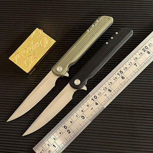 Cuchillo plegable CK EDC, cuchillo de bolsillo multifuncional de alta dureza para autodefensa, portátil, para el hogar, para acampar, para cortar frutas - Product Image 1