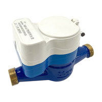 Compteur d'eau intelligent Mbus horizontal, câblé, en laiton, IP68 DN15, protocole Modbus, lecture à distance directe, support OEM personnalisé