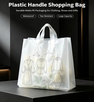 Sac en plastique biodégradable écologique pour les courses au supermarché