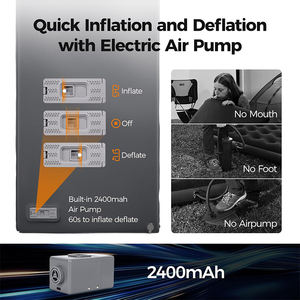 Matelas de camping pour voiture, tapis de camping ultra-épais en mousse à mémoire de forme, matelas de couchage auto-gonflant avec pompe électrique - Product Image 3