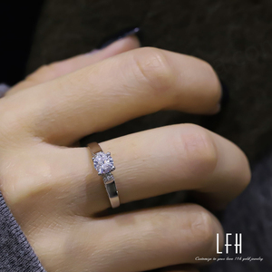 Custom Au750 Wedding <b>Rings</b> Gold 18k <b>Couple</b> Gold <b>Rings</b> <b>for</b> Women 18k Real Zircon Gold <b>Ring</b> 18k - Product Image 4