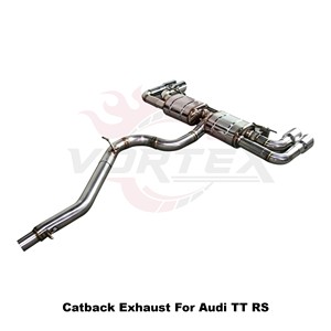 Escape de alto rendimiento Vortex de acero inoxidable con válvula electrónica para Audi TTS TT 8S 2.0T 2014-2024 - Product Image 4