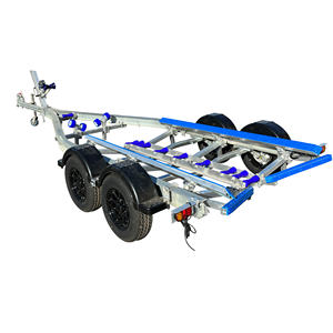 <span class=keywords><strong>Remorque</strong></span> <span class=keywords><strong>bateau</strong></span> HOIRO en aluminium 20 pieds avec essieux tandem, freins hydrauliques, homologation VIN DOT CE, capacité <span class=keywords><strong>1500</strong></span> <span class=keywords><strong>kg</strong></span> – Service OEM disponible - Product Image 1