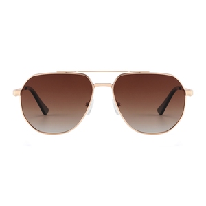 Unisex Pilot Sunglasses Metal Frame Green Lens UV400 Protection Rectangle Style for Adults <b>Driving</b> - Product Image 6