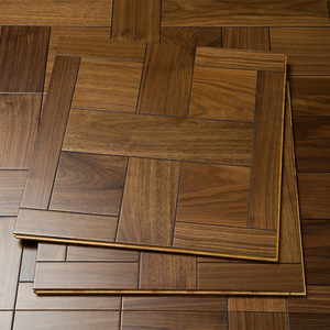 Pisos de Parqué de Madera de Nogal Multicapa de 15 mm, Grado AB, con Acabado Laca UV, Resistentes a la Humedad y Ecológicos, para Clubes - Product Image 2