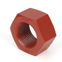 Boulons à tige filetée ASTM A193 Grade B7 avec oxyde noir/PTFE et écrous hexagonaux lourds A194 2H / Gr.7