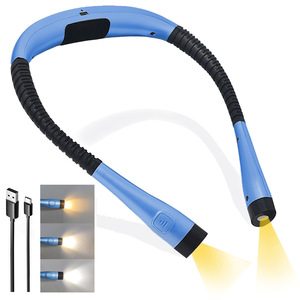 Fabricante, venta al por mayor, lámpara de escritorio LED, diseño colgante de cuello, lectura nocturna, protección ocular, iluminación, Faro de atenuación de tres tonos - Product Image 2