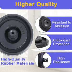 Diaphragmes en caoutchouc néoprène HNBR et membranes en silicone pour vannes, fournis directement par l'usine chinoise - Product Image 2