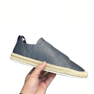 Scarpe Casual in Pelle Originali Italiane Comode e Versatili Scarpe Sportive Casual da Uomo Scarpe da Skateboard con Suola in <span class=keywords><strong>Rattan</strong></span> - Product Image 5