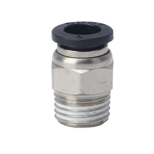 Pneumatic <b>Quick</b> Connect Hose Coupling Pc Series Straight <b>Connector</b> Metal 4-01 6-01 8-01 10-01 - Product Image 1