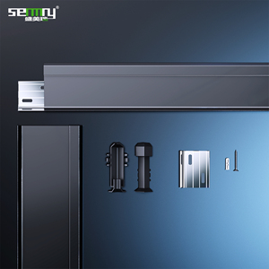 Giá bán buôn nhôm ốp chân tường LED hồ sơ ván chân tường với LED tầng Ốp chân tường với LED - Product Image 3