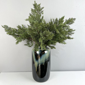 Branche artificielle <span class=keywords><strong>de</strong></span> faux cèdre, <span class=keywords><strong>pin</strong></span>, cyprès, genévrier pour arrangements floraux, bonsaï, décoration <span class=keywords><strong>de</strong></span> Noël, maison, hôtel, vente en gros, usine, OEM - Product Image 2