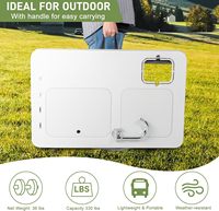 Station de travail multi-usage en plastique portable à vente chaude pour le camping, la chasse et la pêche