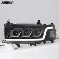 Projecteur LED JUSHUN pour Toyota Land Cruiser LC80 1990-2002, lentille de projecteur LED DRL, accessoires de voiture