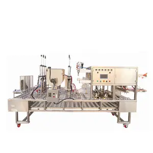 Automatic 100ml 200ml 230ml filling cup mineral water machine water cup filling and sealing machine